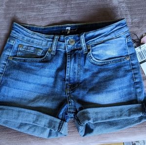 7 For All Mankind Girls Denim Shorts